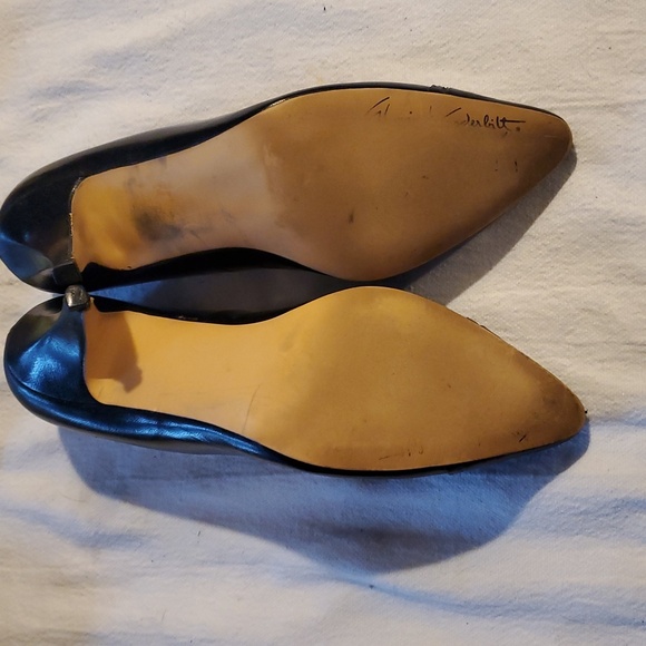 Gloria Vanderbilt Vintage Black Celebrate Sz. 8 Heels Classic Design - Picture 6 of 9